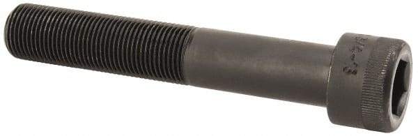 Holo-Krome - 3/4-16 UNF Hex Socket Drive, Socket Cap Screw - Alloy Steel, Black Oxide Finish, Partially Threaded, 4-1/2" Length Under Head - USA Tool & Supply