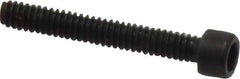 Made in USA - #2-56 UNC Hex Socket Drive, Socket Cap Screw - Alloy Steel, Black Oxide Finish, Fully Threaded, 5/8" Length Under Head - USA Tool & Supply