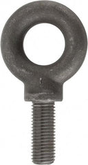 Gibraltar - 9,000 Lb Capacity, Steel, 1-8 Thread, Fixed Lifting Eye Bolt - Fully Threaded, 2-1/2" Shank, 2-1/2" Thread Length, Shoulder - USA Tool & Supply