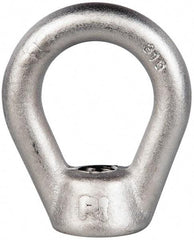 Gibraltar - 5,000 Lb Capacity, 5/8-11 Thread, Stainless Steel Lifting Eye Nut - Grade 316, 3" High, 1-1/2" Inside & 2-1/2" Outside Eye Diam, 1-3/8" Bell/Base Width - USA Tool & Supply