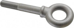 Gibraltar - 9,000 Lb Capacity, Steel, 1-8 Thread, Lifting Eye Bolt - Partially Threaded, 6" Shank, 2-1/2" Thread Length, Shoulder - USA Tool & Supply