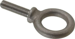 Gibraltar - 900 Lb Capacity, Steel, 5/16-24 Thread, Fixed Lifting Eye Bolt - Fully Threaded, 1-1/8" Shank, 1-1/8" Thread Length, Shoulder - USA Tool & Supply