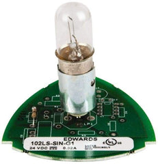 Edwards Signaling - Incandescent Lamp, Clear, Steady, Stackable Tower Light Module - 24 VDC, 0.32 Amp, IP54, IP65 Ingress Rating, 3R, 4X NEMA Rated, Panel Mount, Pipe Mount - USA Tool & Supply