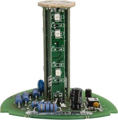 Edwards Signaling - LED Lamp, Blue, Flashing, Stackable Tower Light Module - 120 VAC, 0.02 Amp, IP54, IP65 Ingress Rating, 3R, 4X NEMA Rated, Panel Mount, Pipe Mount - USA Tool & Supply