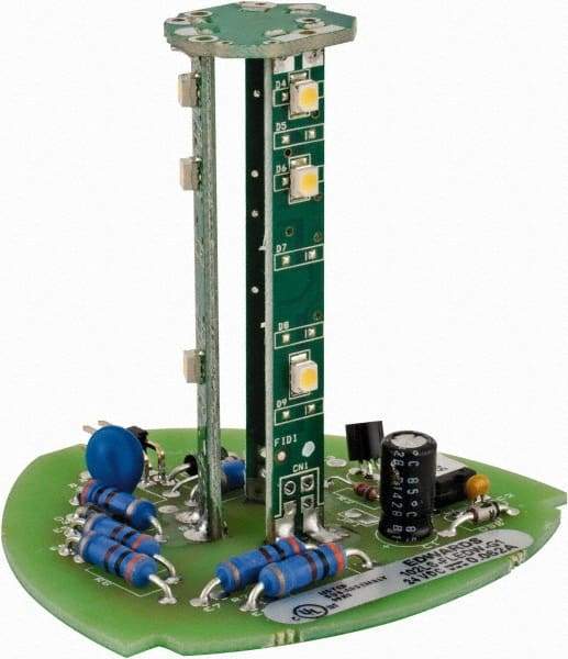 Edwards Signaling - LED Lamp, White, Flashing, Stackable Tower Light Module - 24 VDC, 0.06 Amp, IP54, IP65 Ingress Rating, 3R, 4X NEMA Rated, Panel Mount, Pipe Mount - USA Tool & Supply