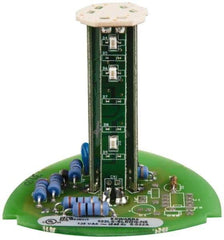 Edwards Signaling - LED Lamp, Green, Steady, Stackable Tower Light Module - 120 VAC, 0.02 Amp, IP54, IP65 Ingress Rating, 3R, 4X NEMA Rated, Panel Mount, Pipe Mount - USA Tool & Supply