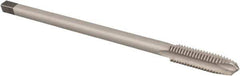 Reiff & Nestor - 3/8-16 UNC 3 Flute H3 Bright Finish High Speed Steel Spiral Point Extension Tap - Plug Chamfer, 6" OAL, 3B Class of Fit - USA Tool & Supply