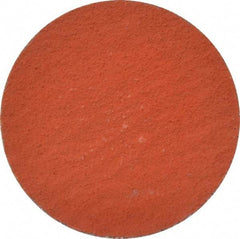 3M - 2" Disc Diam, 100 Grit, Ceramic Alumina Quick Change Disc - Type R Attaching System, Coated, Orange, Fine Grade, 25,000 RPM, 777F Series - USA Tool & Supply