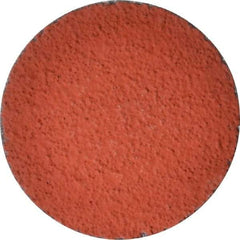 3M - 2" Disc Diam, 50 Grit, Ceramic Quick Change Disc - Type S Attaching System, Coated, Orange, Coarse Grade, 25,000 RPM, 777F Series - USA Tool & Supply
