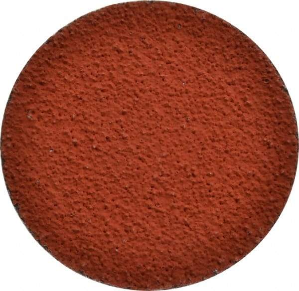 3M - 3" Disc Diam, 36 Grit, Ceramic Quick Change Disc - Type S Attaching System, Coated, Orange, Very Coarse Grade, 20,000 RPM, 777F Series - USA Tool & Supply