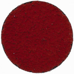 3M - 2" Disc Diam, 36 Grit, Ceramic Quick Change Disc - Type P Attaching System, Coated, Orange, Very Coarse Grade, 25,000 RPM, 777F Series - USA Tool & Supply