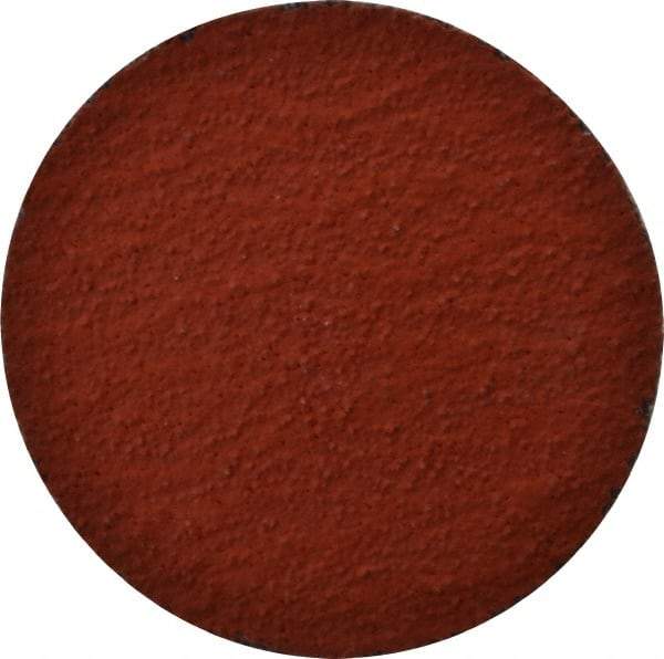 3M - 2" Disc Diam, 60 Grit, Ceramic Quick Change Disc - Type P Attaching System, Coated, Orange, Medium Grade, 25,000 RPM, 777F Series - USA Tool & Supply