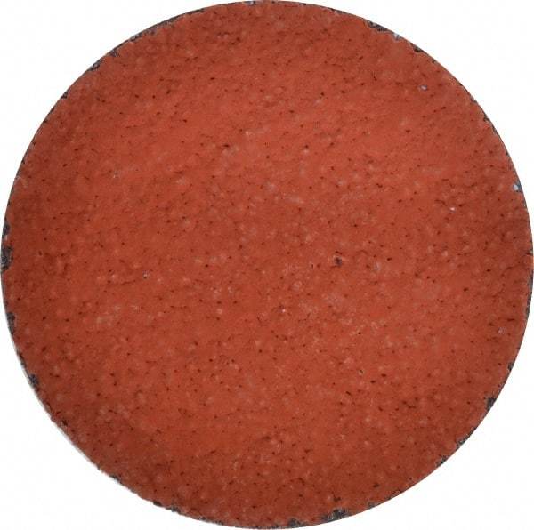 3M - 3" Disc Diam, 36 Grit, Ceramic Quick Change Disc - Type P Attaching System, Coated, Orange, Very Coarse Grade, 20,000 RPM, 777F Series - USA Tool & Supply