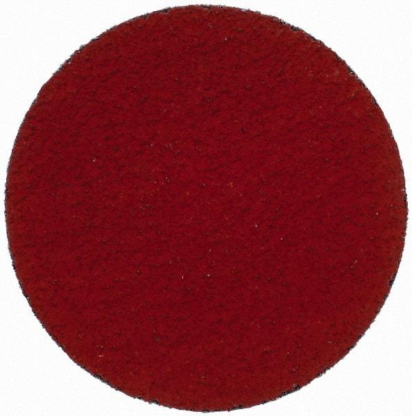 3M - 3" Disc Diam, 50 Grit, Ceramic Quick Change Disc - Type P Attaching System, Coated, Orange, Coarse Grade, 20,000 RPM, 777F Series - USA Tool & Supply
