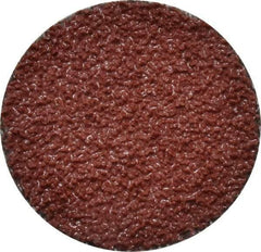3M - 1-1/2" Disc Diam, 36 Grit, Ceramic Quick Change Disc - Type R Attaching System, Coated, Brown, Very Coarse Grade, 30,000 RPM, 963G Series - USA Tool & Supply