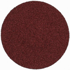 3M - 3" Disc Diam, 50 Grit, Ceramic Quick Change Disc - Type S Attaching System, Coated, Brown, Coarse Grade, 20,000 RPM, 963G Series - USA Tool & Supply