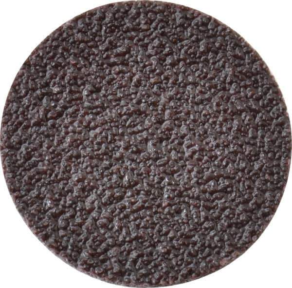 3M - 1" Disc Diam, 80 Grit, Aluminum Oxide Quick Change Disc - Type R Attaching System, Coated, Brown, Medium Grade, 30,000 RPM, 361F Series - USA Tool & Supply