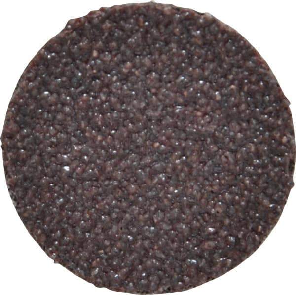 3M - 1-1/2" Disc Diam, 36 Grit, Aluminum Oxide Quick Change Disc - Type R Attaching System, Coated, Brown, Very Coarse Grade, 30,000 RPM, 361F Series - USA Tool & Supply