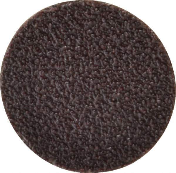 3M - 1-1/2" Disc Diam, 50 Grit, Aluminum Oxide Quick Change Disc - Type R Attaching System, Coated, Brown, Coarse Grade, 30,000 RPM, 361F Series - USA Tool & Supply