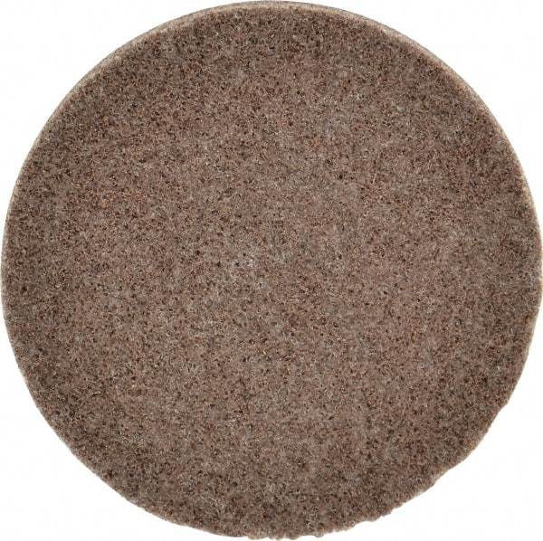 3M - 3" Disc Diam, Aluminum Oxide Quick Change Disc - Type R Attaching System, Nonwoven, Tan, Medium Grade, 15,100 RPM - USA Tool & Supply