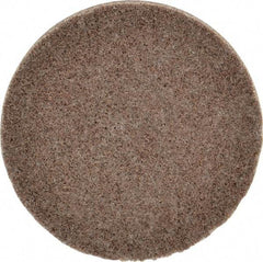 3M - 3" Disc Diam, Aluminum Oxide Quick Change Disc - Type R Attaching System, Nonwoven, Tan, Medium Grade, 15,100 RPM - USA Tool & Supply