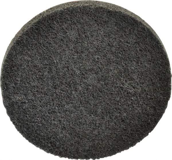 3M - 3" Disc Diam, Silicon Carbide Quick Change Disc - Type R Attaching System, Nonwoven, Gray, Fine Grade, 15,100 RPM - USA Tool & Supply