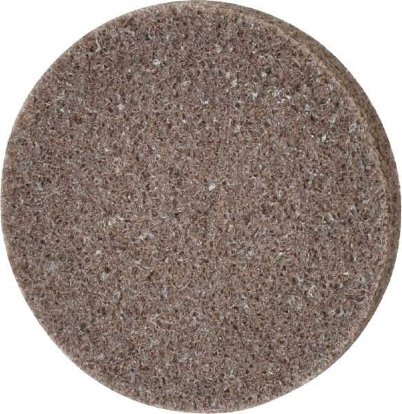 3M - 2" Disc Diam, Aluminum Oxide Quick Change Disc - Type S Attaching System, Nonwoven, Tan, Medium Grade, 22,100 RPM - USA Tool & Supply