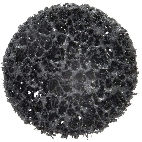 3M - 2" Disc Diam, Silicon Carbide Quick Change Disc - Type R Attaching System, Nonwoven, Black, Very Coarse Grade, 18,000 RPM - USA Tool & Supply