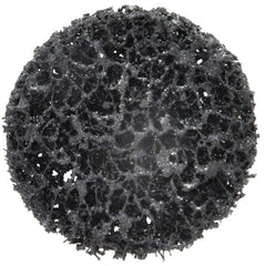 3M - 2" Disc Diam, Silicon Carbide Quick Change Disc - Type R Attaching System, Nonwoven, Black, Very Coarse Grade, 18,000 RPM - USA Tool & Supply