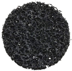 3M - 3" Disc Diam, Silicon Carbide Quick Change Disc - Type R Attaching System, Nonwoven, Black, Very Coarse Grade, 15,000 RPM - USA Tool & Supply