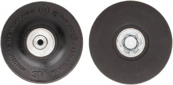 3M - 3" Diam Quick-Change Type P Disc Backing Pad - Hard Density, 20,000 RPM, Roloc TP Compatible - USA Tool & Supply
