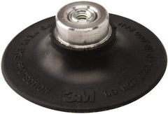 3M - 3" Diam Quick-Change Type P Disc Backing Pad - Medium Density, 18,000 RPM, Roloc TP Compatible - USA Tool & Supply