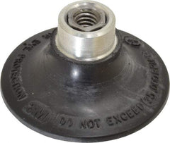 3M - 2" Diam Quick-Change Type R Disc Backing Pad - Extra Hard Density, 25,000 RPM, Roloc Compatible - USA Tool & Supply