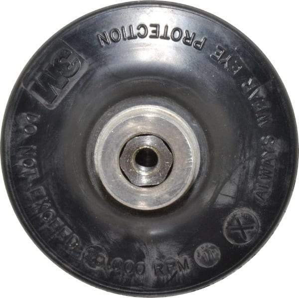 3M - 3" Diam Quick-Change Type R Disc Backing Pad - Extra Hard Density, 20,000 RPM, Roloc TR Compatible - USA Tool & Supply