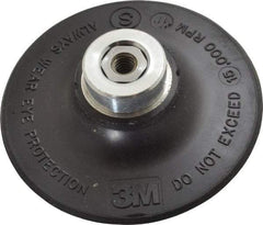3M - 3" Diam Quick-Change Type R Disc Backing Pad - Soft Density, 15,000 RPM, Roloc TR Compatible - USA Tool & Supply