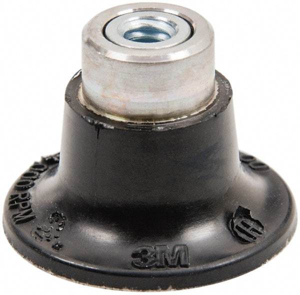 3M - 1-1/2" Diam Quick-Change Type S Disc Backing Pad - Hard Density, 30,000 RPM, Roloc TS Compatible - USA Tool & Supply