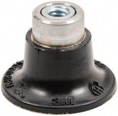3M - 1-1/2" Diam Quick-Change Type S Disc Backing Pad - Hard Density, 30,000 RPM, Roloc TS Compatible - USA Tool & Supply