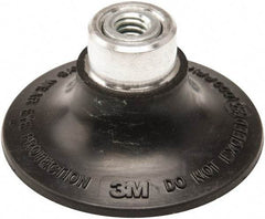 3M - 2" Diam Quick-Change Type S Disc Backing Pad - Medium Density, 25,000 RPM, Roloc TS Compatible - USA Tool & Supply