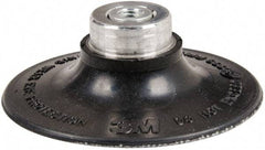 3M - 3" Diam Quick-Change Type S Disc Backing Pad - Medium Density, 18,000 RPM, Roloc TS Compatible - USA Tool & Supply