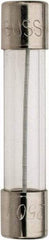 Cooper Bussmann - 250 VAC, 32 VDC, 0.06 Amp, Time Delay Miniature Glass Fuse - 1-1/4" OAL, 1/4" Diam - USA Tool & Supply