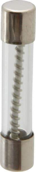 Cooper Bussmann - 32 VAC/VDC, 12 Amp, Time Delay Miniature Glass Fuse - 1-1/4" OAL, 1/4" Diam - USA Tool & Supply
