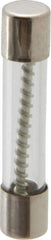 Cooper Bussmann - 32 VAC/VDC, 12 Amp, Time Delay Miniature Glass Fuse - 1-1/4" OAL, 1/4" Diam - USA Tool & Supply