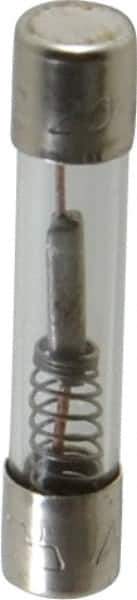 Cooper Bussmann - 32 VAC/VDC, 20 Amp, Time Delay Miniature Glass Fuse - 1-1/4" OAL, 1/4" Diam - USA Tool & Supply