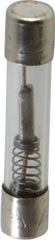 Cooper Bussmann - 32 VAC/VDC, 20 Amp, Time Delay Miniature Glass Fuse - 1-1/4" OAL, 1/4" Diam - USA Tool & Supply