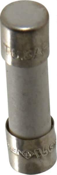 Cooper Bussmann - 250 VAC, 32 VDC, 6.3 Amp, Time Delay Miniature Ceramic Fuse - 20mm OAL, 5mm Diam - USA Tool & Supply