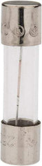 Cooper Bussmann - 250 VAC, 32 VDC, 0.25 Amp, Time Delay Miniature Glass Fuse - 20mm OAL, 10 at 125 V kA Rating, 5mm Diam - USA Tool & Supply
