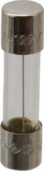 Cooper Bussmann - 125 VAC, 32 VDC, 4 Amp, Time Delay Miniature Glass Fuse - 20mm OAL, 10 at AC kA Rating, 5mm Diam - USA Tool & Supply