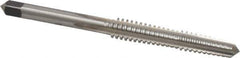 Made in USA - 3/8-12, Right Hand Thread, 2-1/4" Thread Length, Acme Thread Tap - 4 Flutes, Spiral Flute, 4-1/4" Overall Length, 2G Class of Fit, Plug Chamfer - USA Tool & Supply
