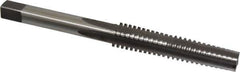 Made in USA - 7/8-6, Left Hand Thread, 4-3/8" Thread Length, Acme Thread Tap - 4 Flutes, Spiral Flute, 8-5/8" Overall Length, 2G Class of Fit, Plug Chamfer - USA Tool & Supply
