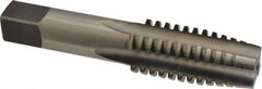 Made in USA - 1-1/8 - 5, Right Hand Thread, 2-9/16" Thread Length, Acme Thread Tap - 4 Flutes, Spiral Flute, 5-7/16" Overall Length, 2G Class of Fit, Plug Chamfer - USA Tool & Supply